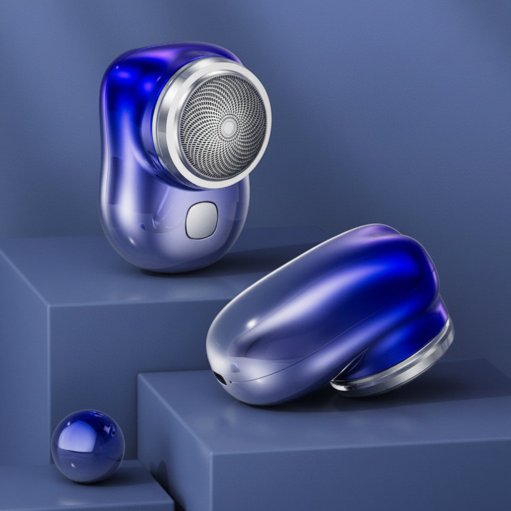 Electric Shaver Portable Mini Metal Beard