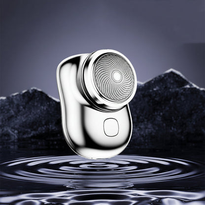 Electric Shaver Portable Mini Metal Beard