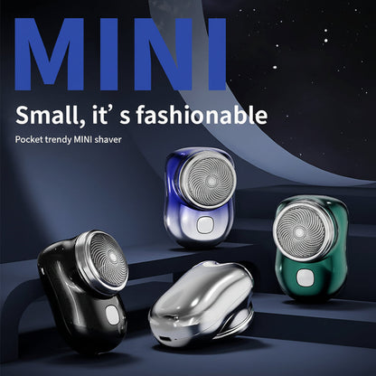 Electric Shaver Portable Mini Metal Beard