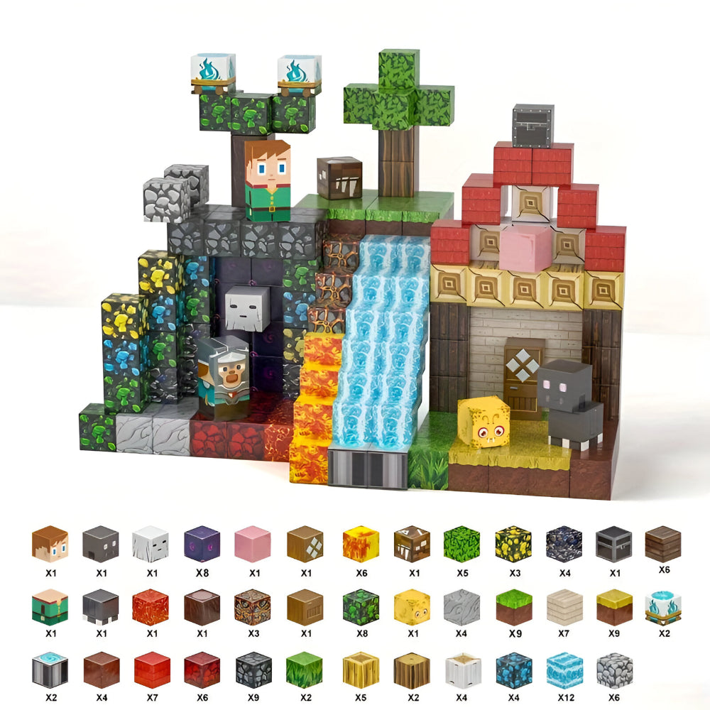 Magnetic Blocks Creative Building Cube Set