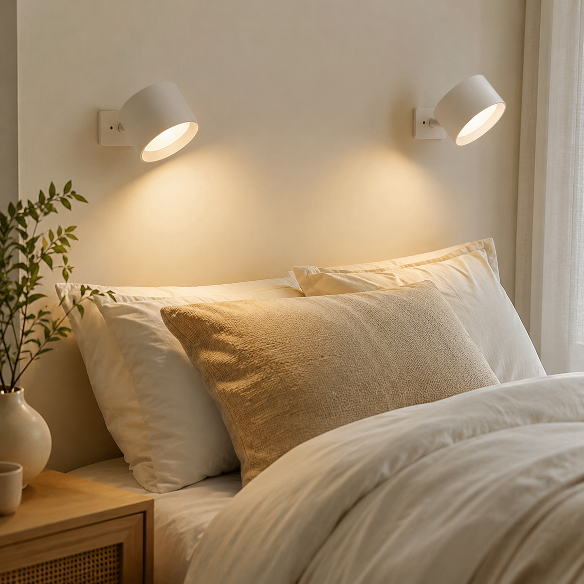 Magnetic Rechargeable Wall Light Adjustable Wireless Sleek