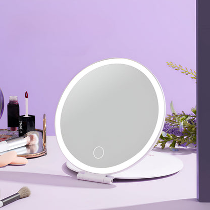 Makeup Mirror Lighted Travel Folding Vanity