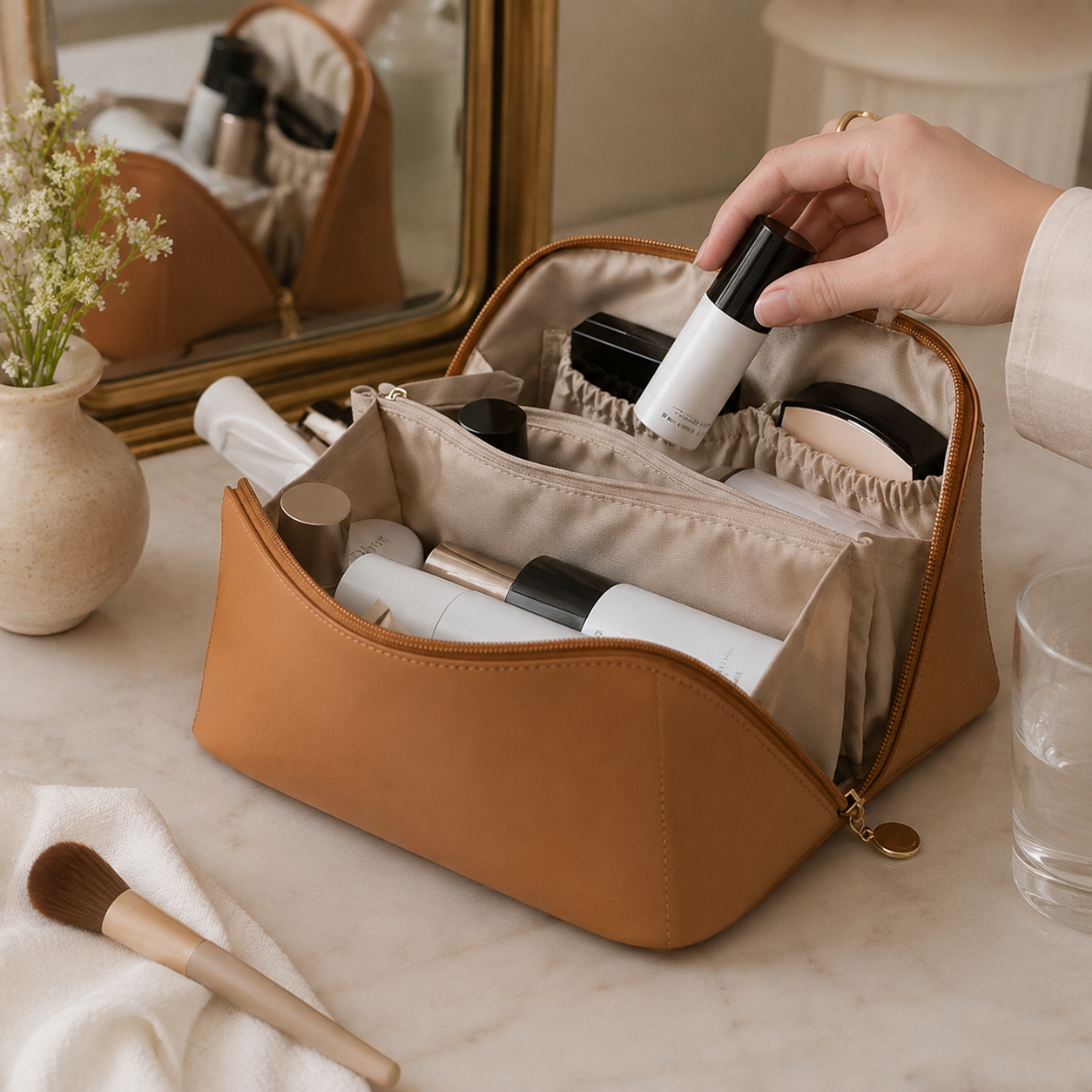 Makeup Bag Cosmetic Organizer Travel