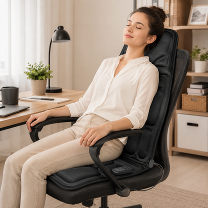 Massage Chair Pad Vibrating Car Seat Cover Cushion