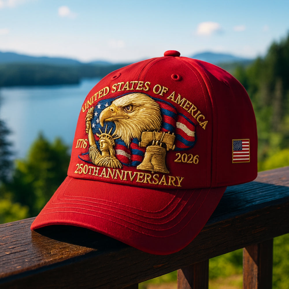 Men’s Baseball Cap Patriotic Eagle 250TH