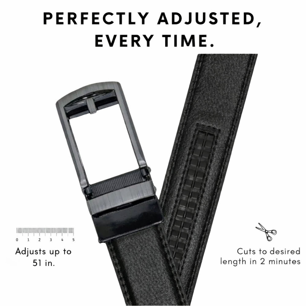 Men’s Belt Adjustable Ratchet Buckle Casual