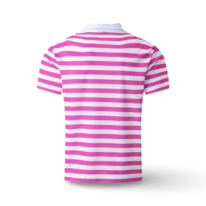 Men's Polo Shirt Striped Short Sleeve Summer