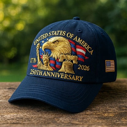 Men’s Veterans Baseball Cap Embroidered