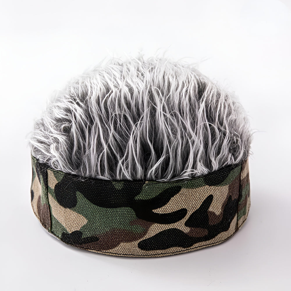 Men's Wig Hat Hairpiece Novelty Costume Hair