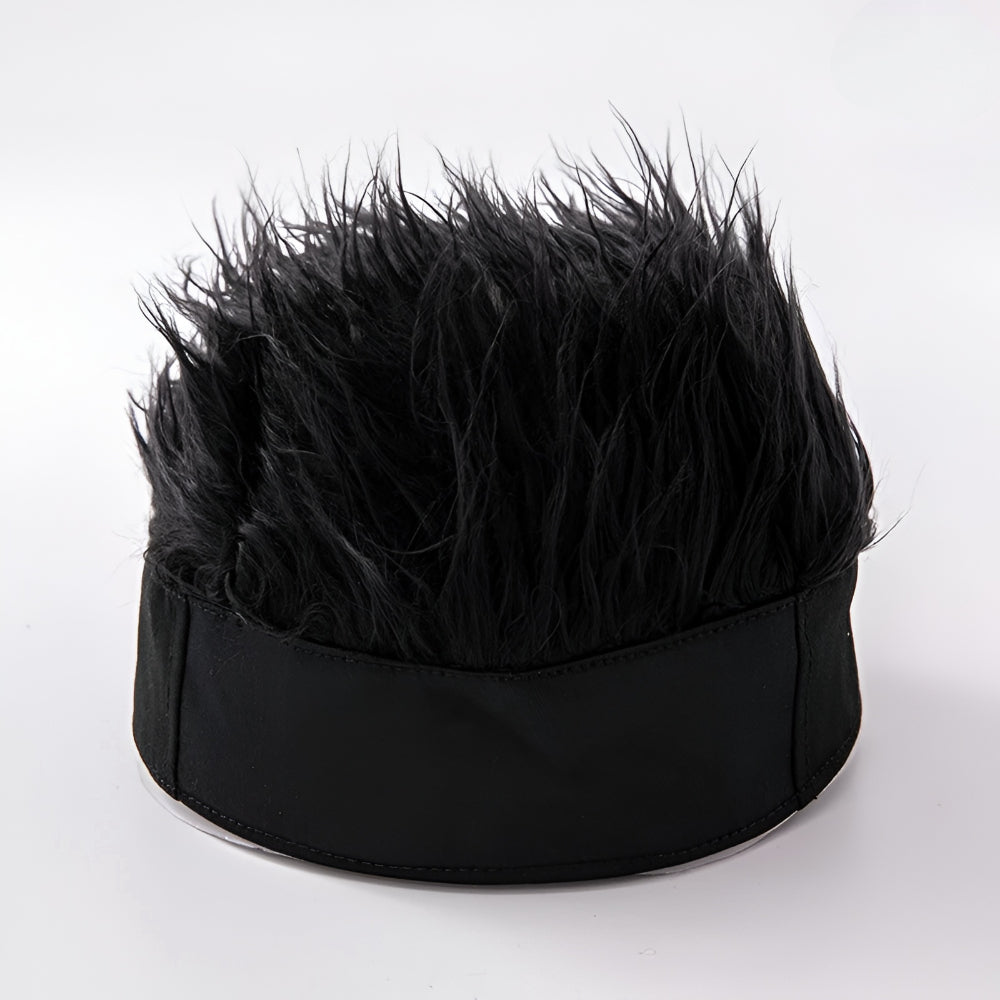 Men's Wig Hat Hairpiece Novelty Costume Hair