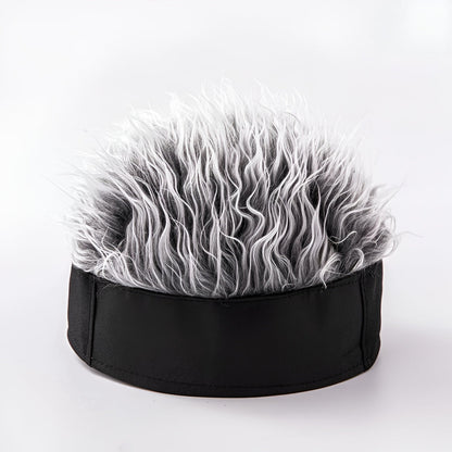 Men's Wig Hat Hairpiece Novelty Costume Hair