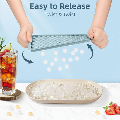 Ice Cube Tray Mini Silicone Round Ice