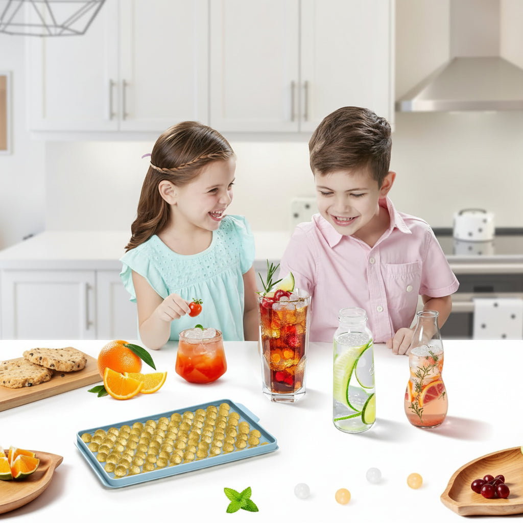 Ice Cube Tray Mini Silicone Round Ice