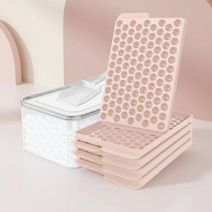 Ice Cube Tray Mini Silicone Round Ice