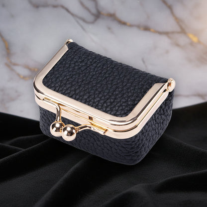 Mini Jewelry Box Genuine Leather Organizer