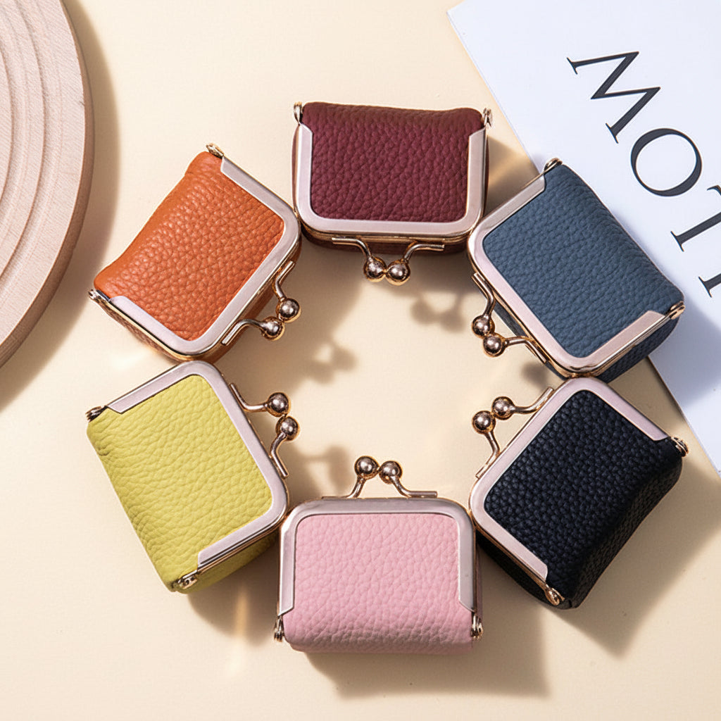 Mini Jewelry Box Genuine Leather Organizer