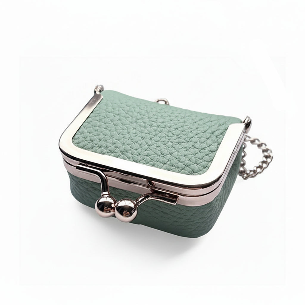 Mini Jewelry Box Genuine Leather Organizer