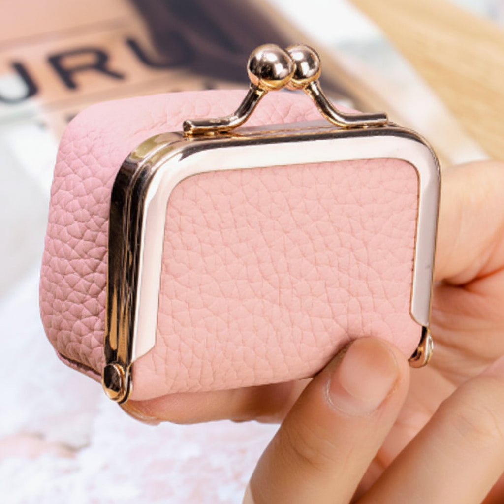 Mini Jewelry Box Genuine Leather Organizer