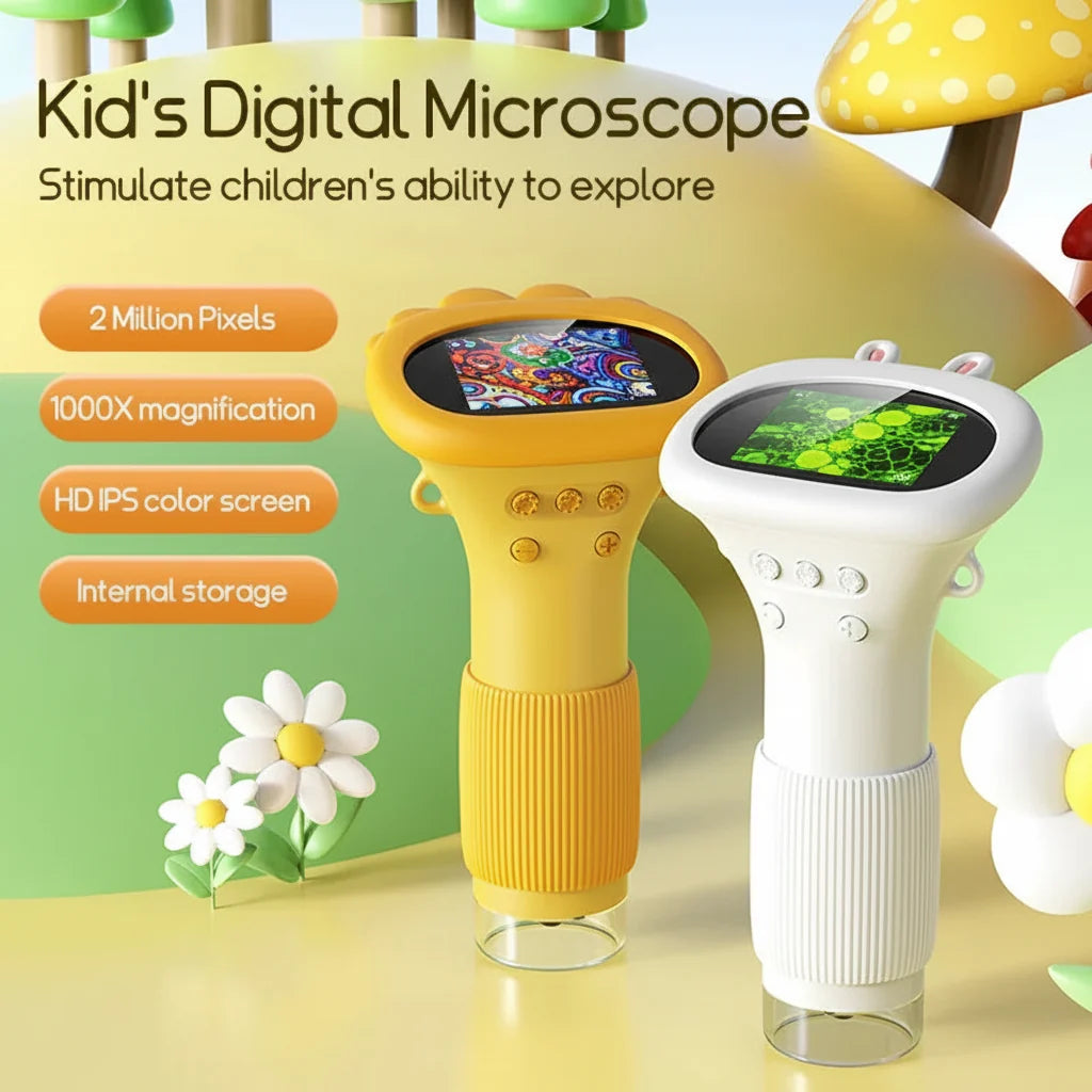 Microscope Kids Handheld 1000X Portable STEM