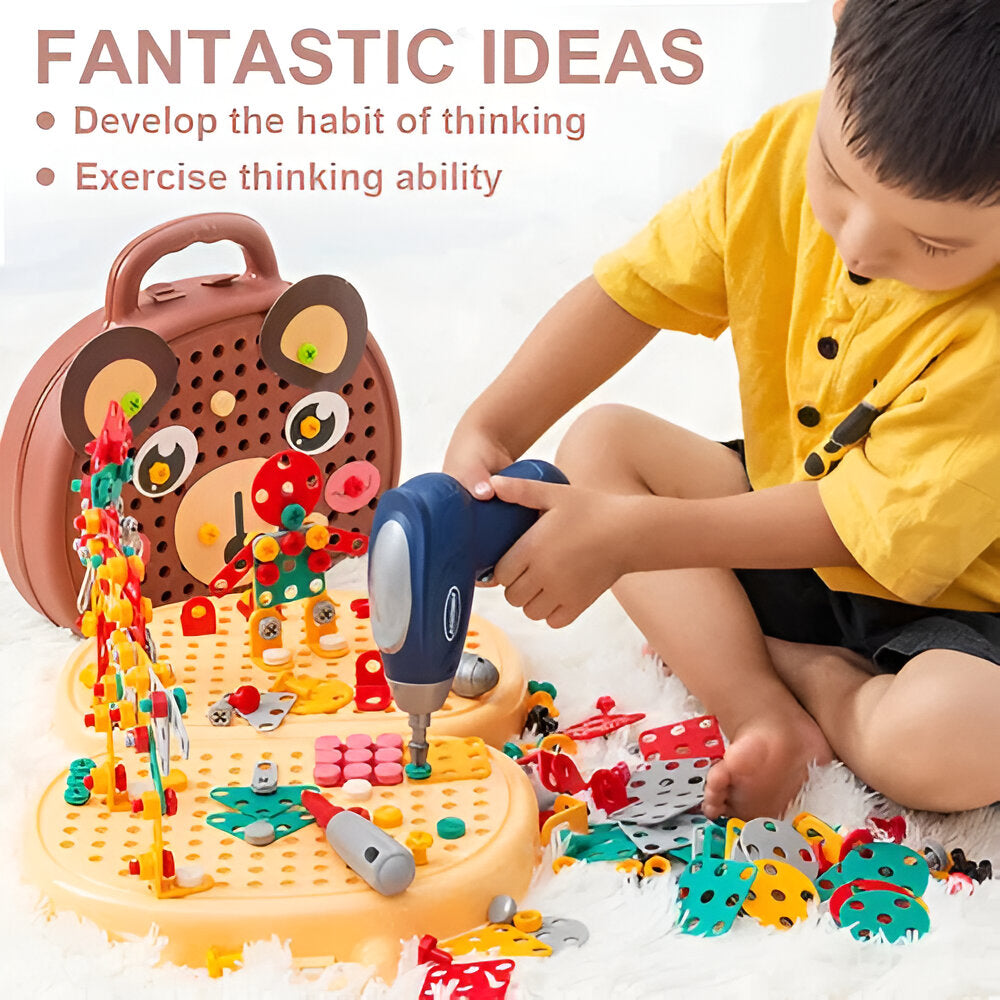Kids Toy Montessori Building Set STEM