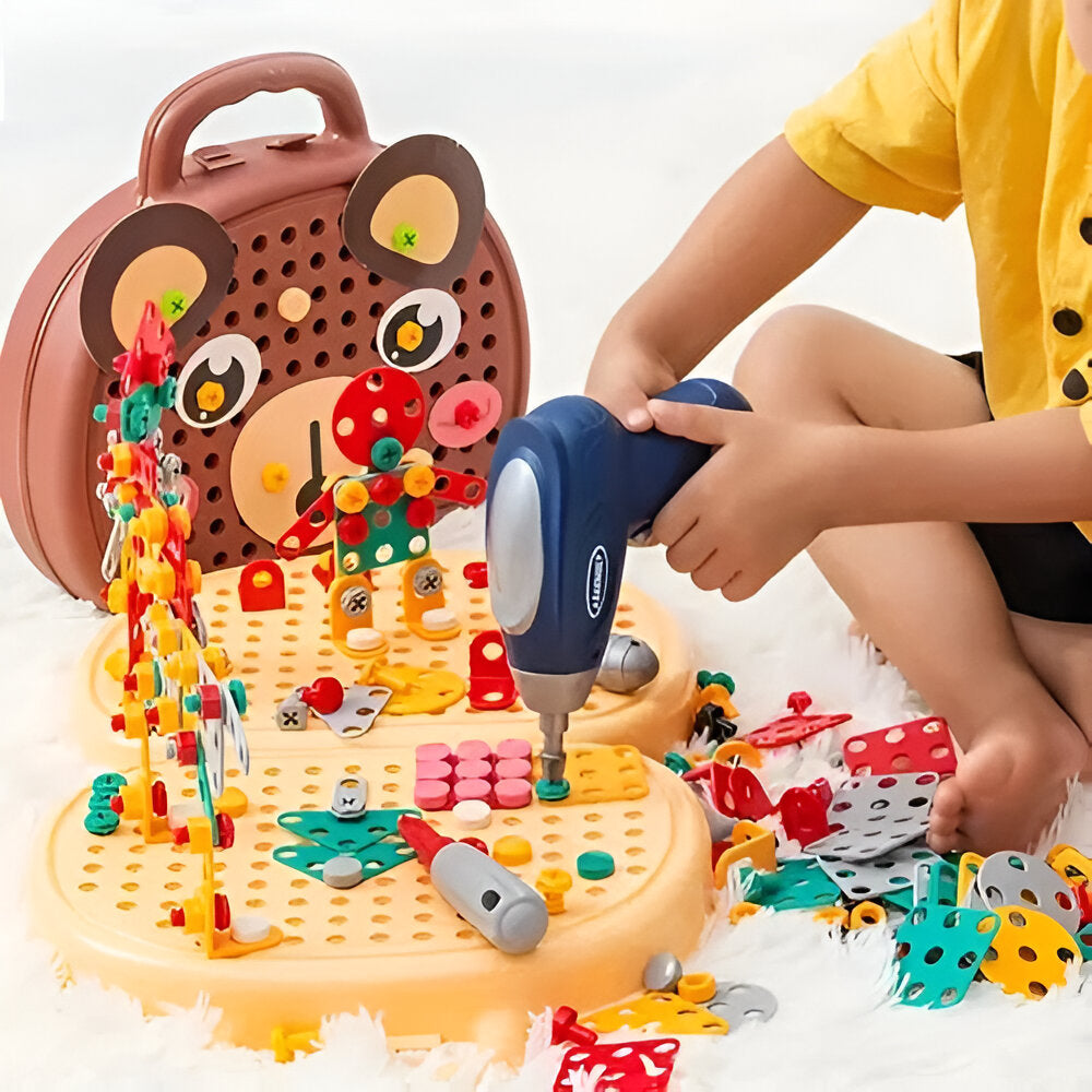 Kids Toy Montessori Building Set STEM