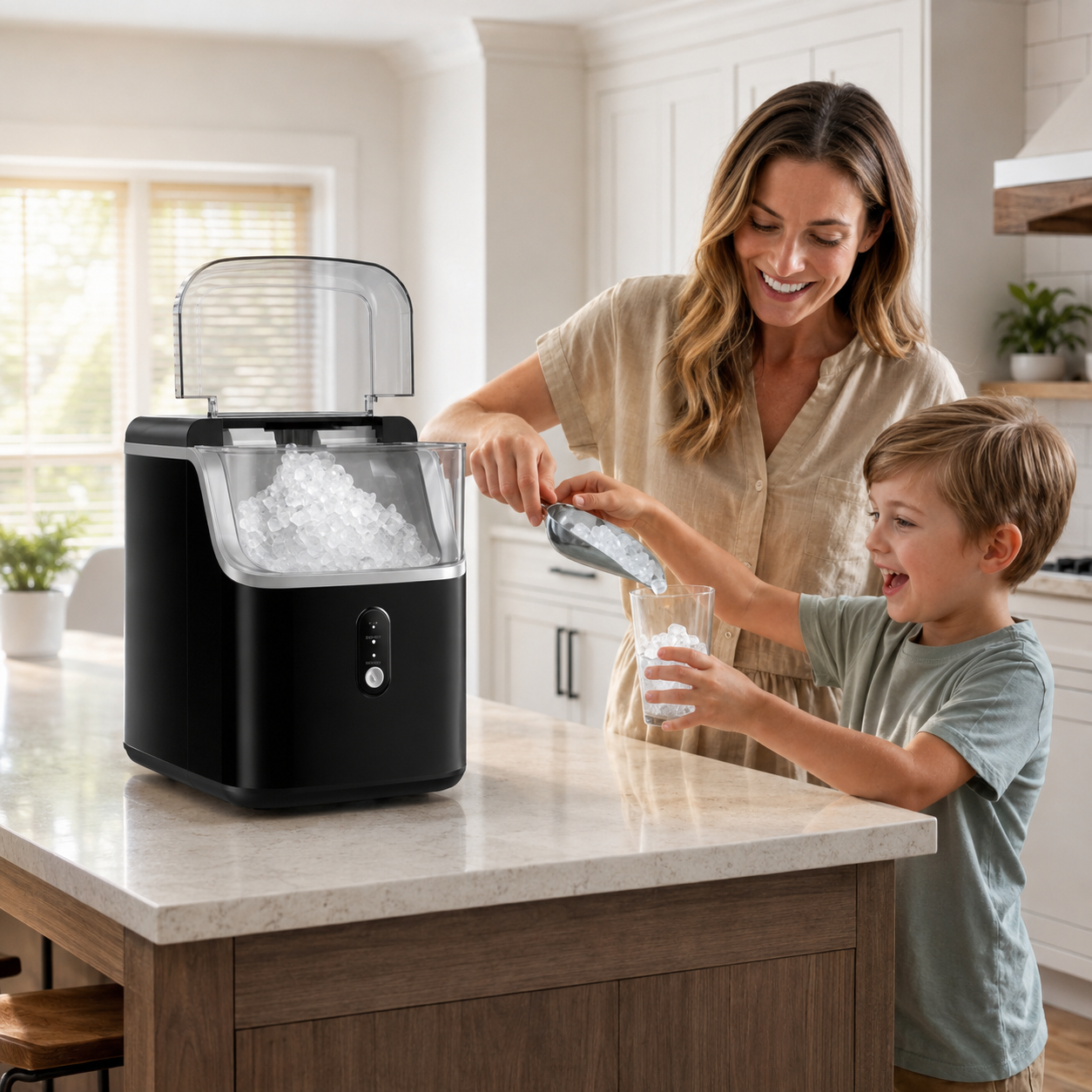 Nugget Ice Maker Countertop Ice Machine
