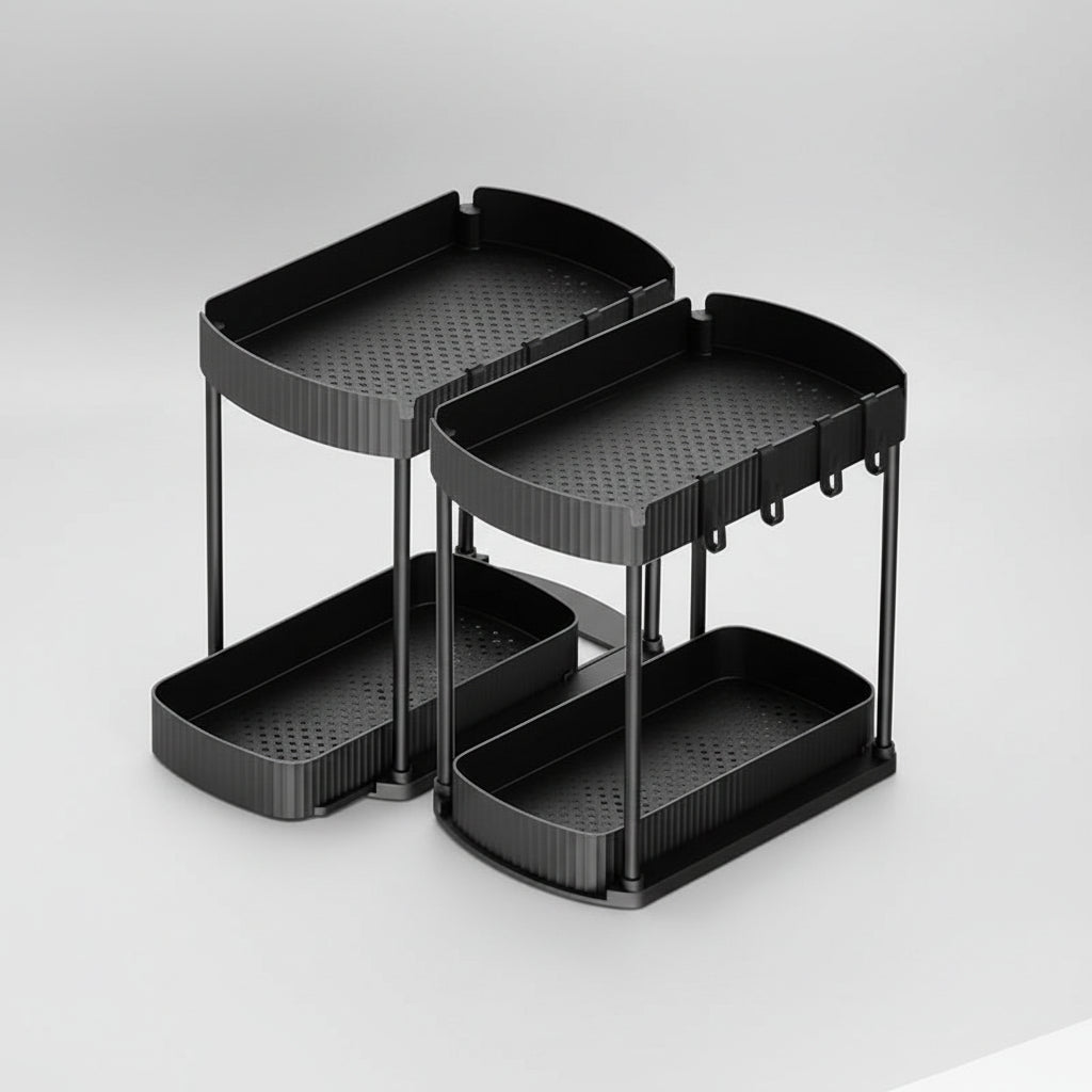 Under Sink Organizer Set 2 Pack Multi