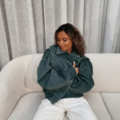 Jacket Oversized Women Casual Outerwear