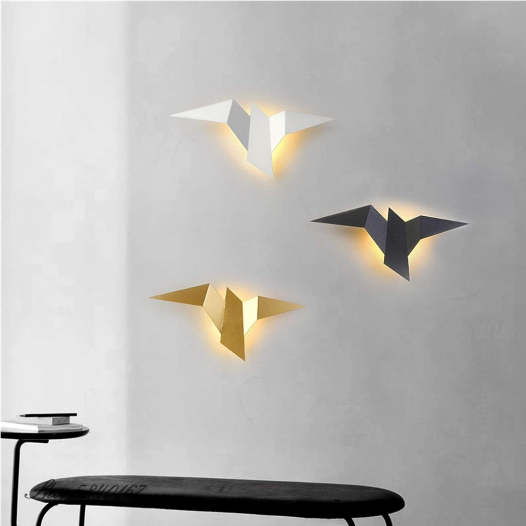 Origami Wall Lamp Unique Modern Indoor LED