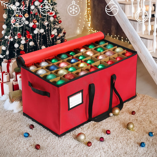 Christmas Ornament Storage Bag Stackable