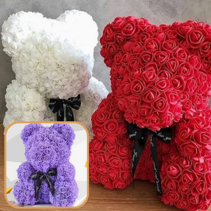 Rose Bear Mothers Day Gift Artificial Flower