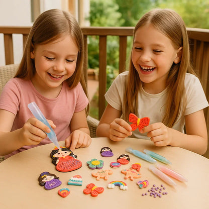 Craft Kit Kids Bead Painting Art Set
