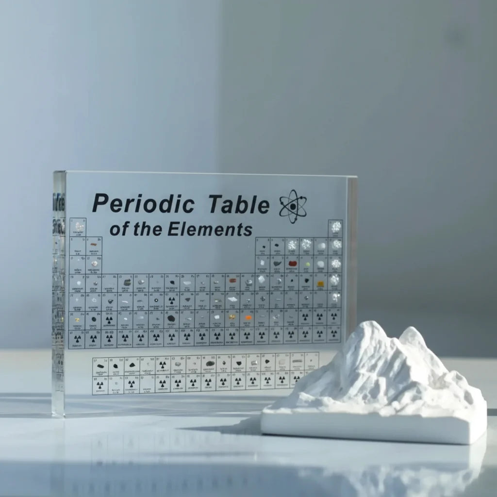 Periodic Table Acrylic Display Real Elements