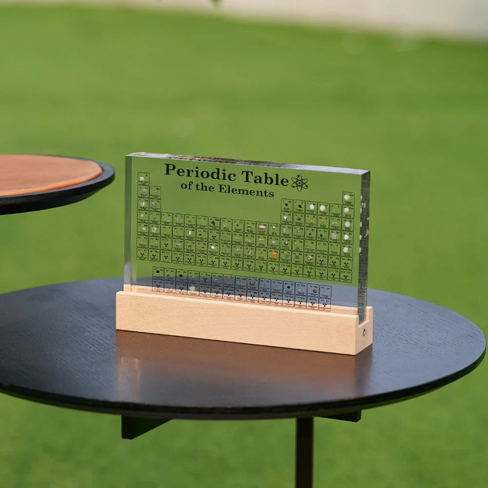 Periodic Table Acrylic Display Real Elements