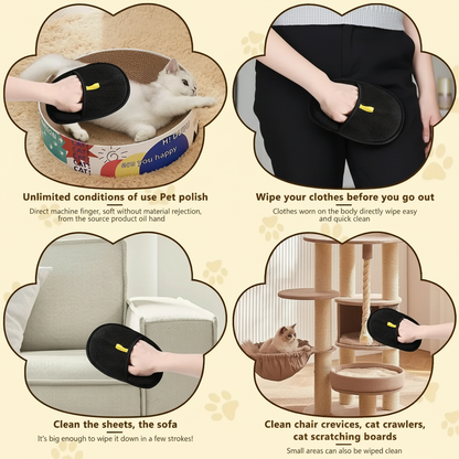Pet Hair Remover Glove Furniture Clothing