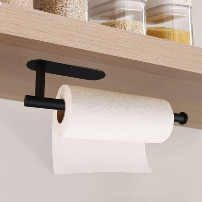 Paper Towel Holder Under Cabinet Black