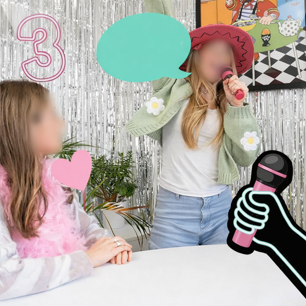 Party Game Karaoke Card Microphone Singing