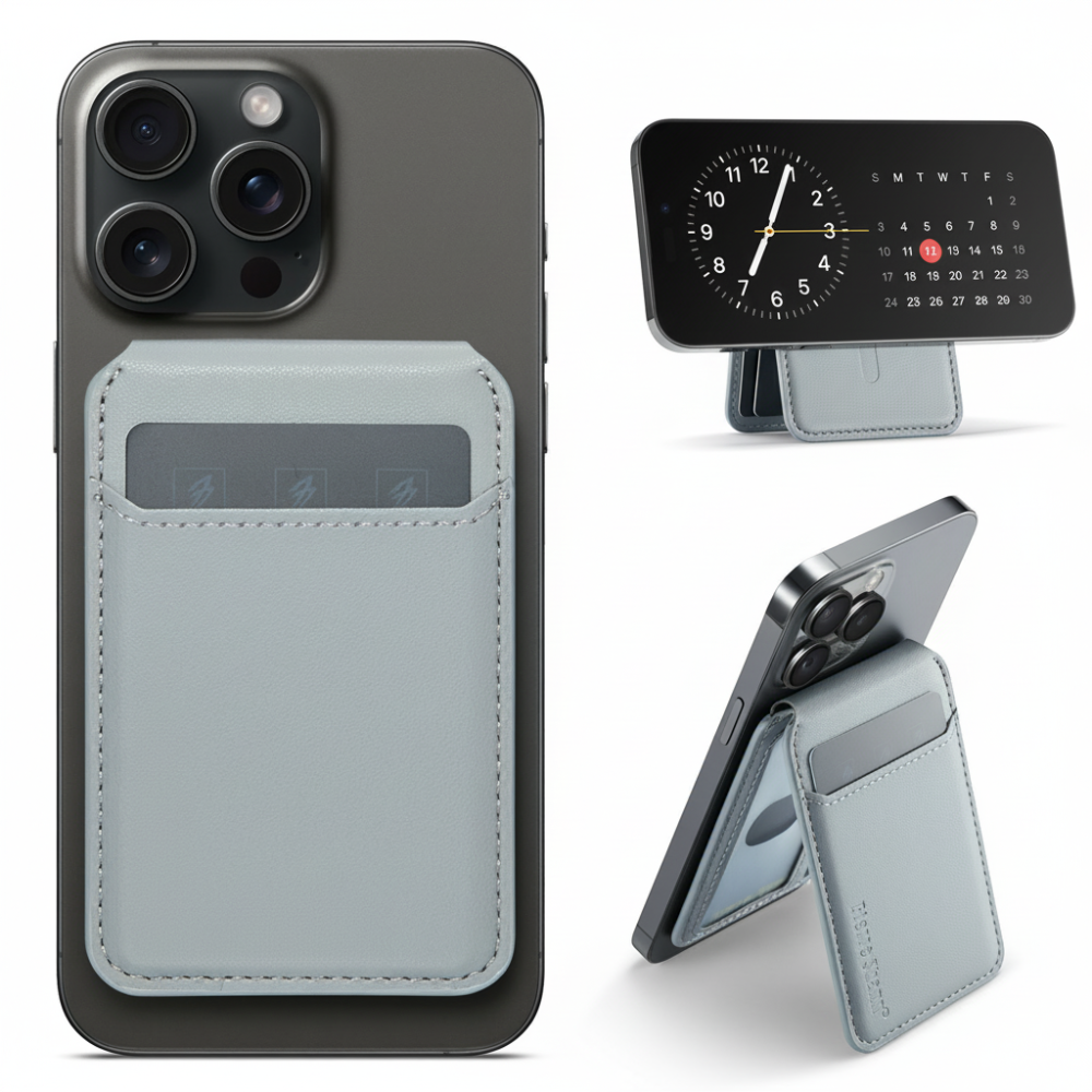 Phone Wallet Magnetic Stand Find My Tracking