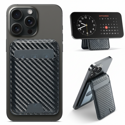 Phone Wallet Magnetic Stand Find My Tracking