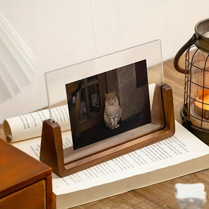 Photo Frame Acrylic Tabletop Display Solid