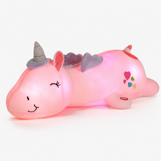 Plush Night Light Rainbow LED Cozy Sleep