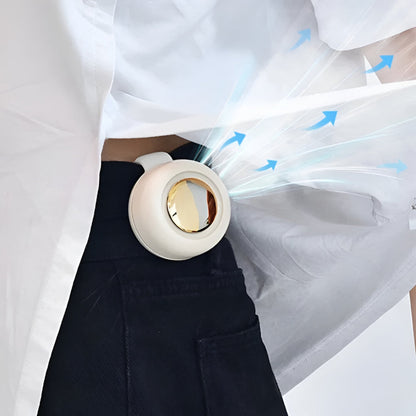 Portable Fan Wearable Hands Free Waist Clip