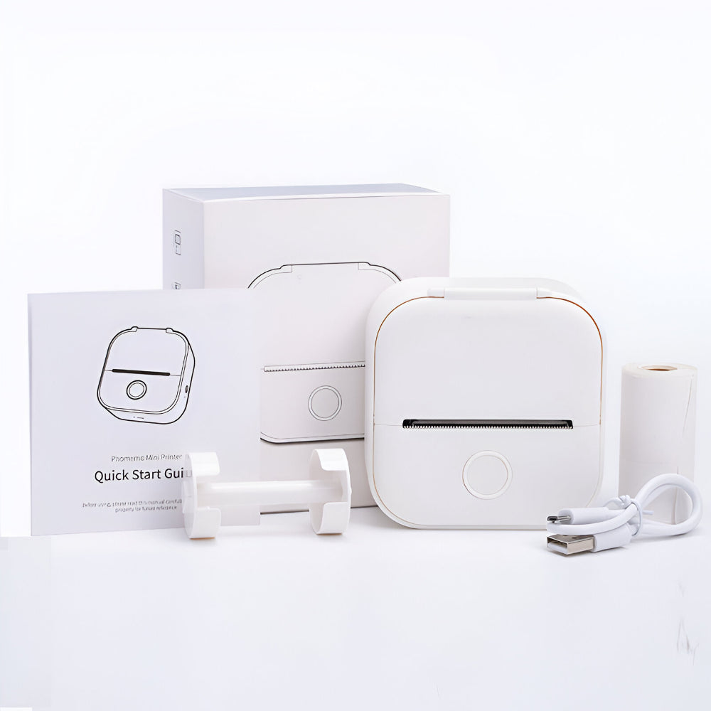 Portable Thermal Printer Bluetooth Pocket
