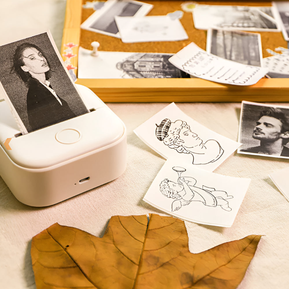 Portable Thermal Printer Bluetooth Pocket