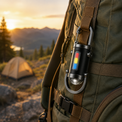 Portable Flashlight Carabiner LED Compact Design