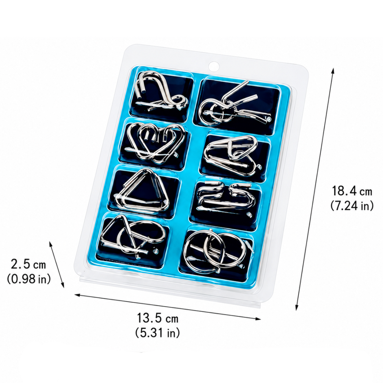 Puzzle Toys Metal Brain Teaser Logic Game