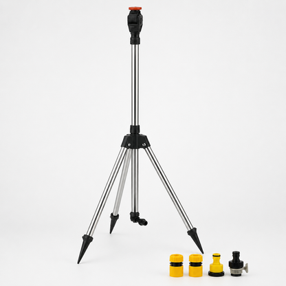 Quick Setup Garden Sprinkler Tripod Adjustable Height