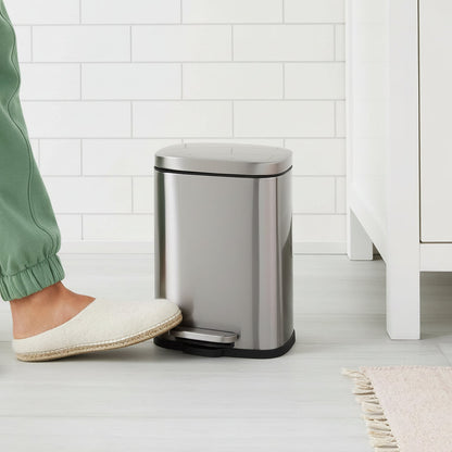 Trash Can Small Bathroom Stainless Steel