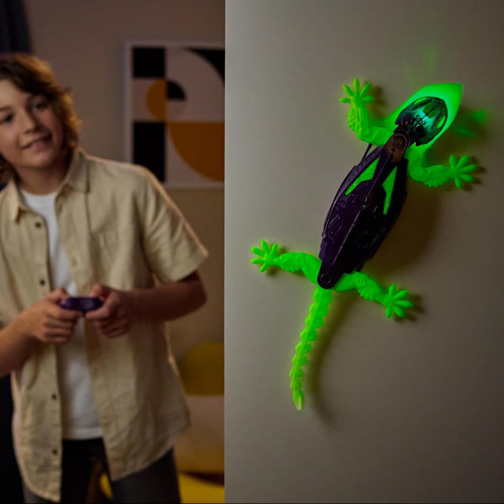 Toy Robot Lizard RC Glow Crawling Wall