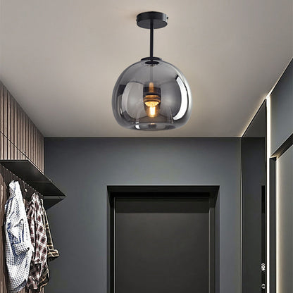 Vintage Bubble Glass Ceiling Light Retro